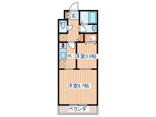 プルミエ－ル錦町の物件間取画像